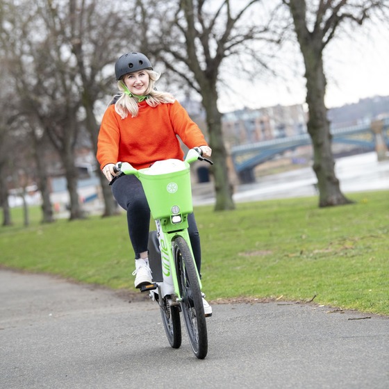 Lime e-bikes