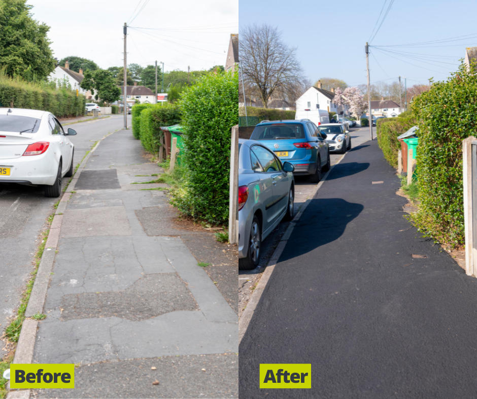Before/after