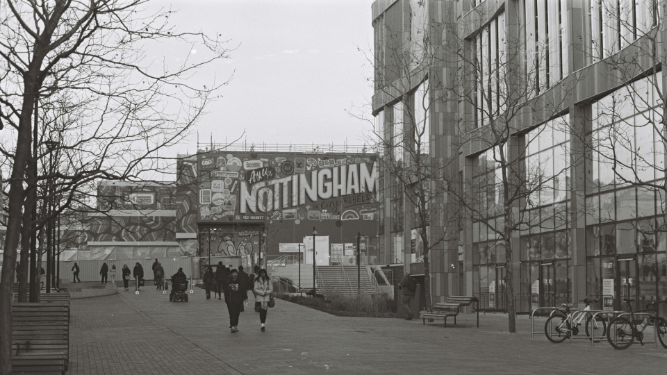 New Nottingham Journal - Black and white image of Carrington Street