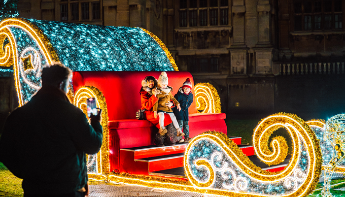 Wollaton Winter Light Trail