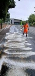 Nuthall Road diesel spill