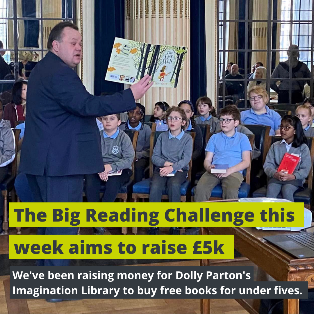 The Big Reading Challenge this week aims to raise 5K