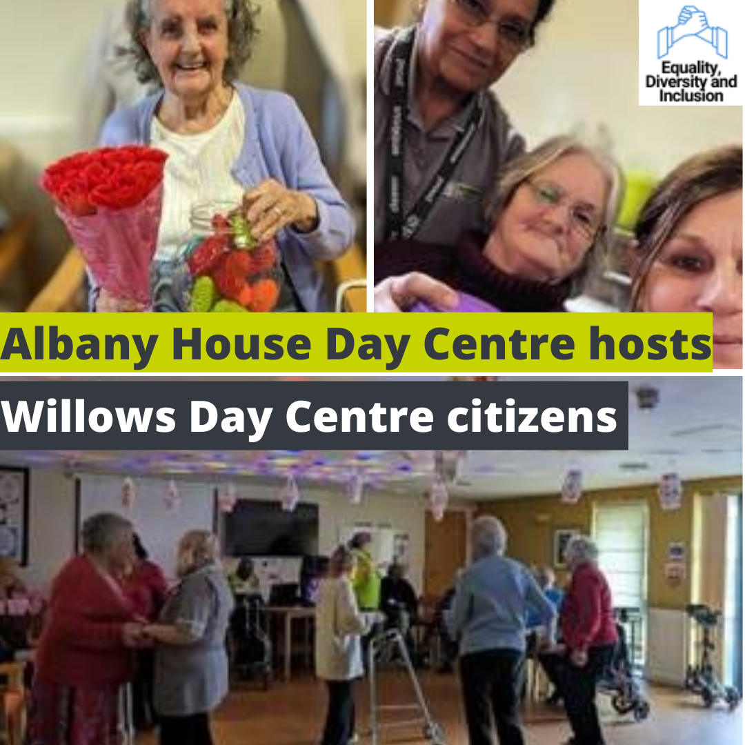 Albany House Day Centre hosts Willows Day Centre Citizens