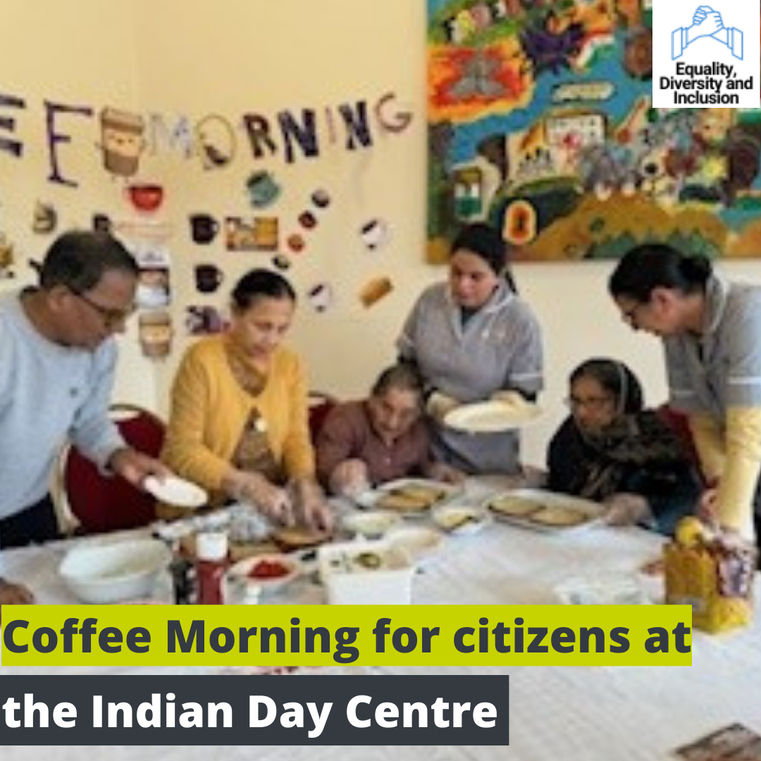 Coffee Morning for Citizens at Indian Centre Day Services