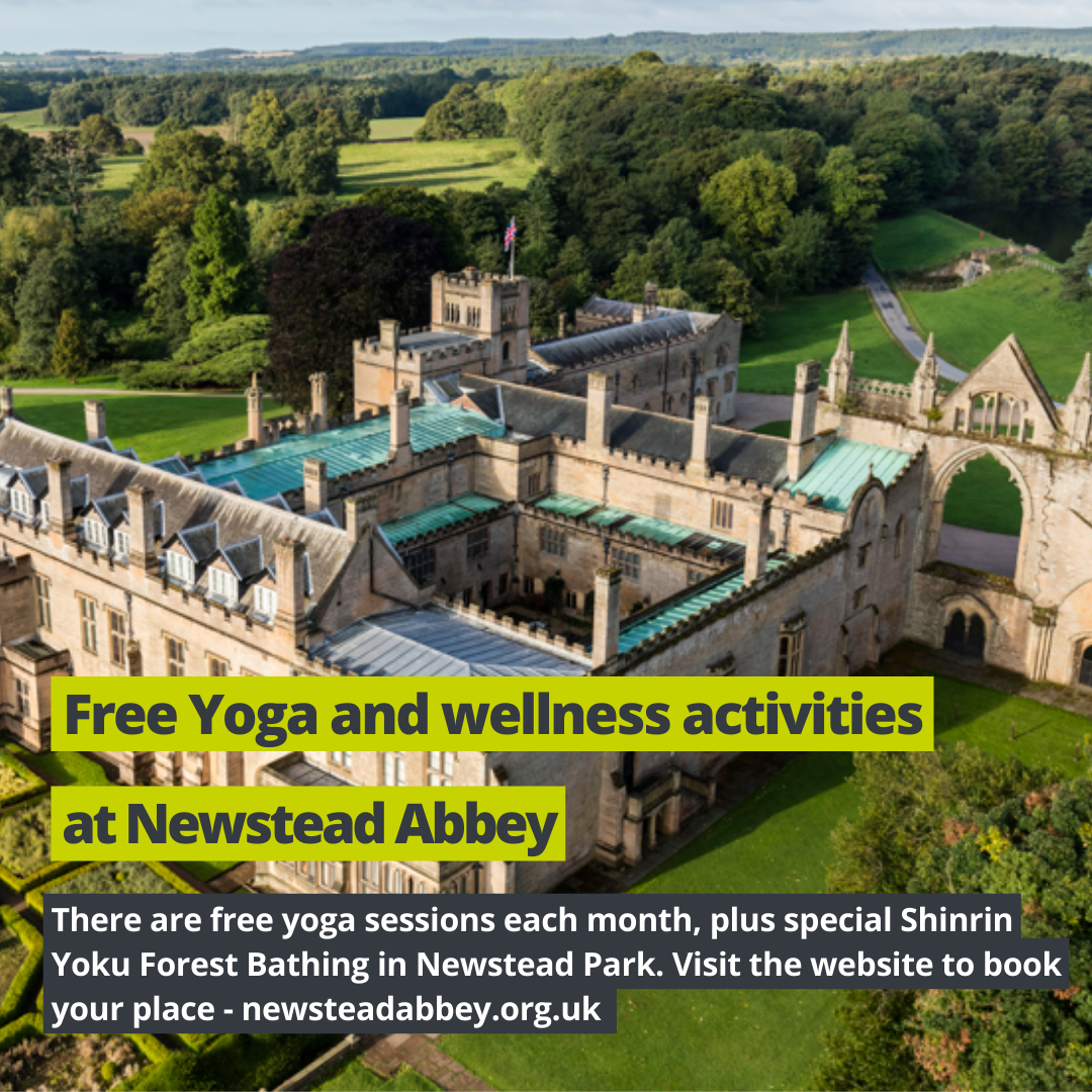 Wellbeing at Newstead each month in Newstead Park!
