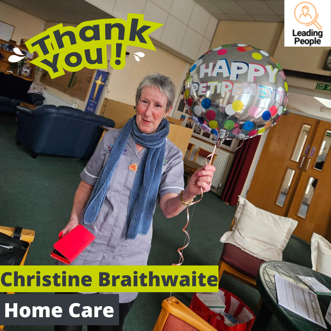 Thank you to Christine Braithwaite