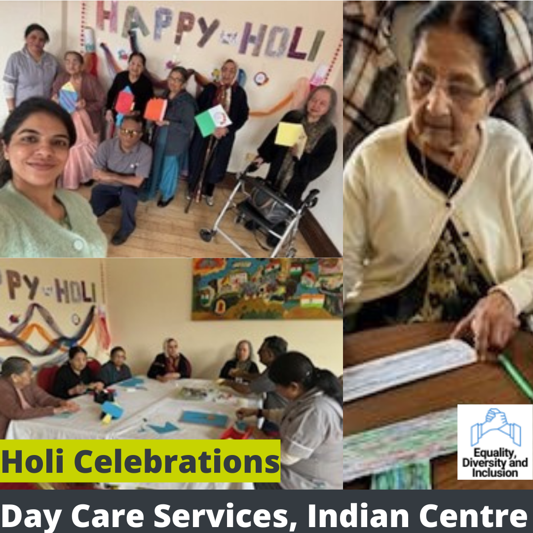 Holi Celebrations at Day Care Services at Indian Centre