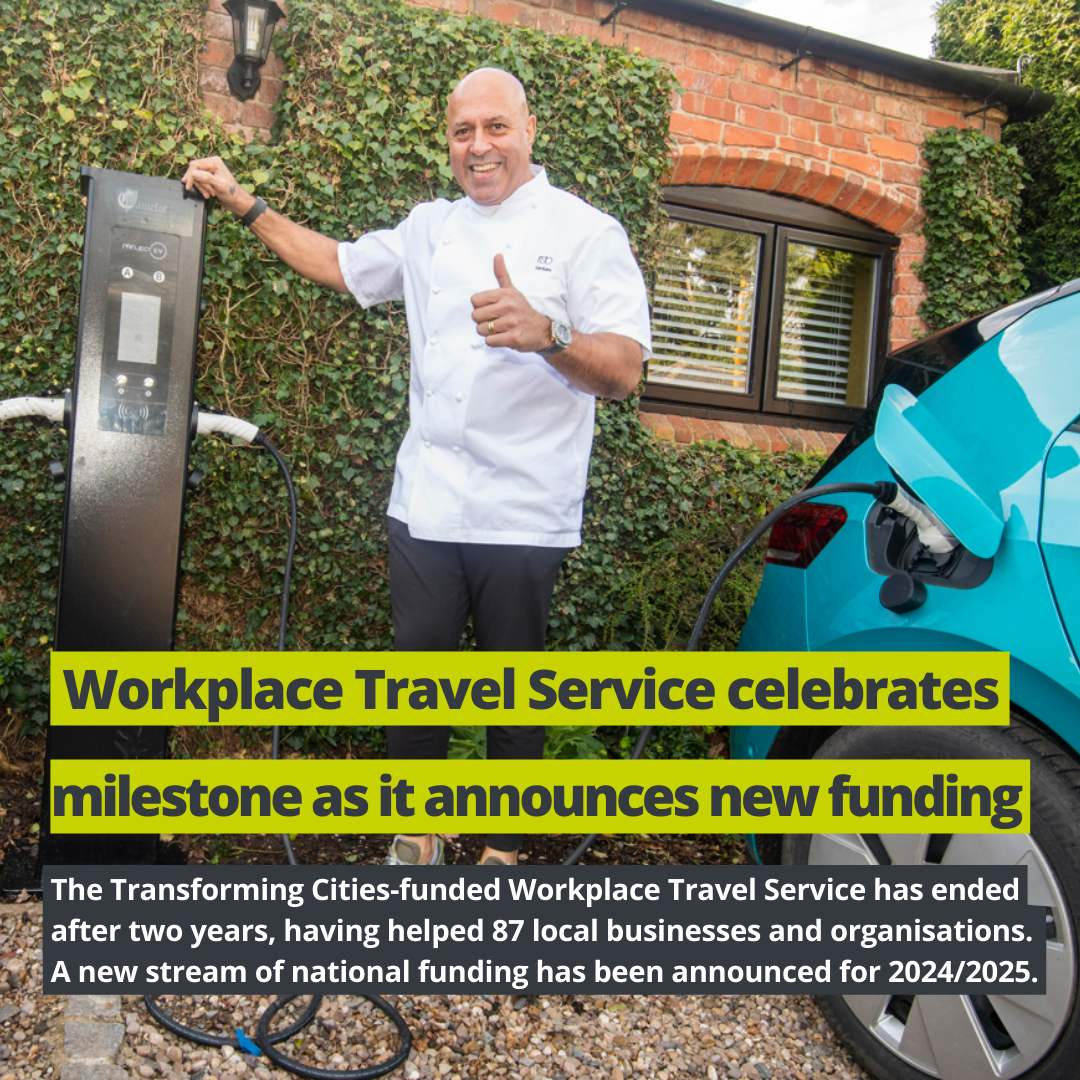 Nottingham City Council’s Workplace Travel Service celebrates milestone and announces new funding stream