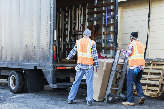 Loading a van