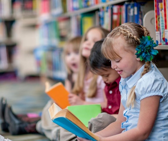 children reading