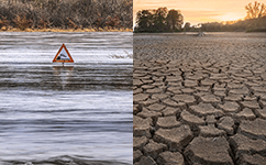 Flood and drought montage