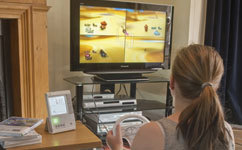 Person sat in front of a computer