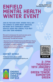 Enfield Borough wellbeing winter event