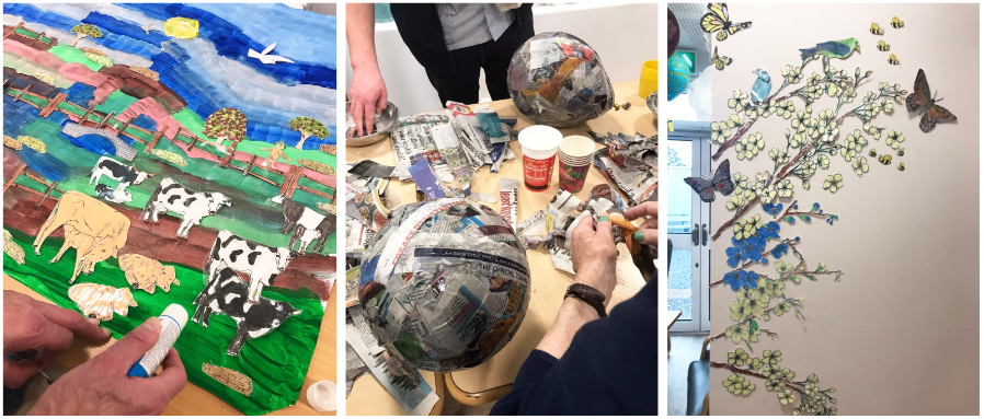 Artwork on Beech ward