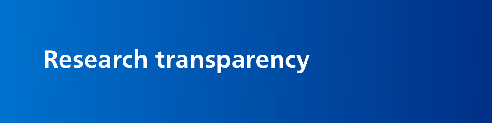 Research transparency