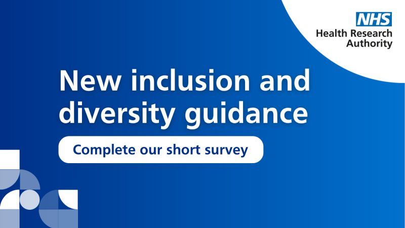 Complete our short survey on draft inclusion and diversity guidance