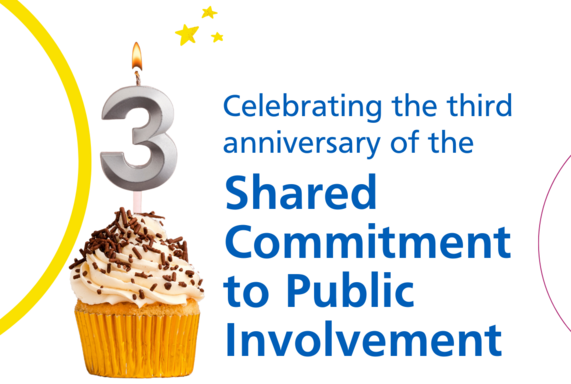 Celebrating the third anniversary of the Shared Commitment to Public Involvement