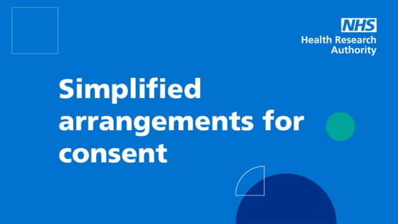 simplified arrangements for consent 
