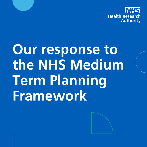 Our response to the NHS Medium Term Planning Framework