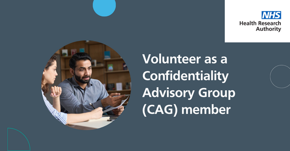 Volunteer as a CAG member