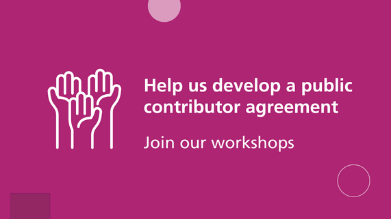 Help us develop a formal public contributor agreement