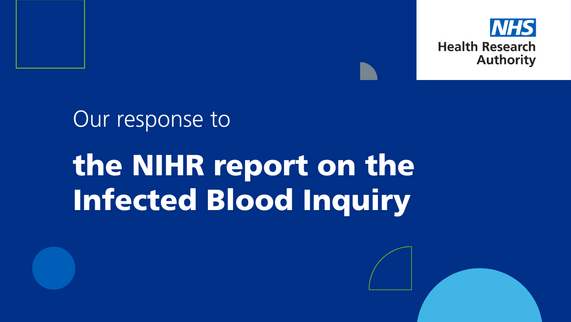 Response to the report on the infected blood inquiry