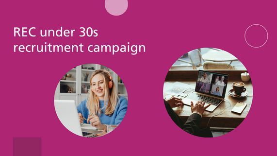 REC under 30s recruitment campaign