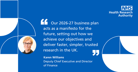 Blog: our business plan. Karen Williams photo and quote.
