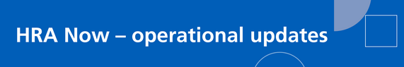 HRA Now - operational updates