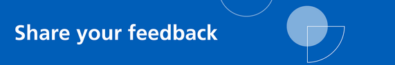 Share your feedback
