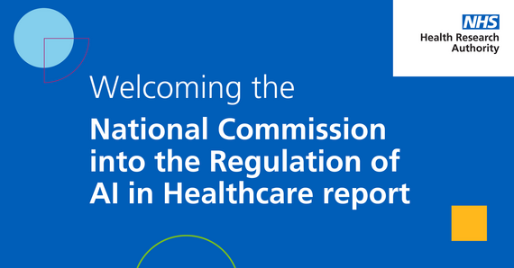Welcoming the National Commission into the Regulation of AI in Healthcare report