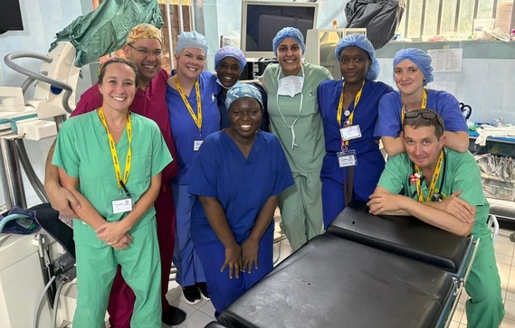 Volunteers in The Gambia