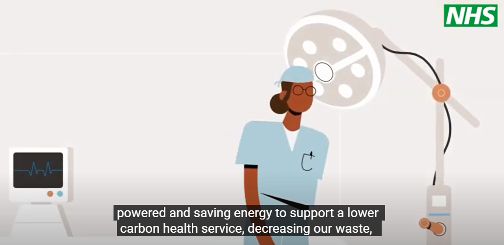 Greener NHS animation