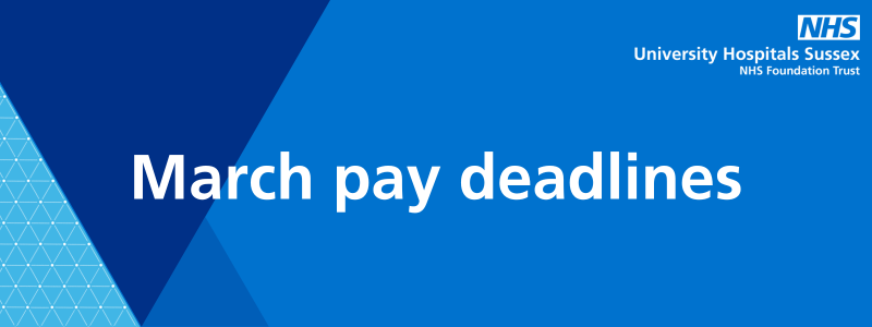 march pay deadlines