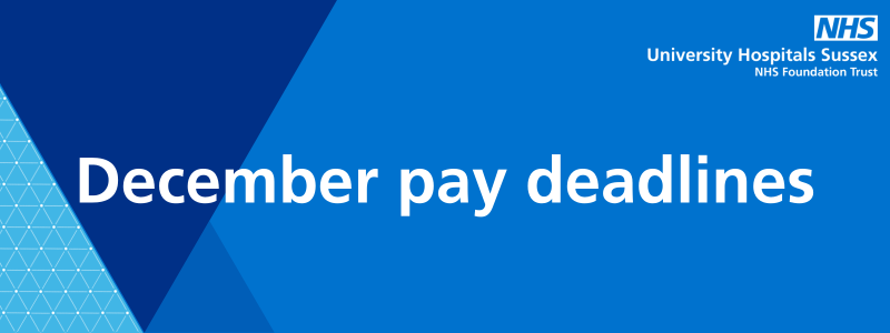 December pay deadlines