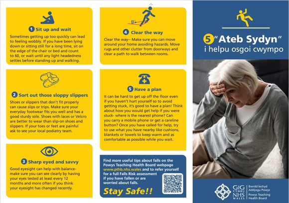 Falls - tips to prevent falls