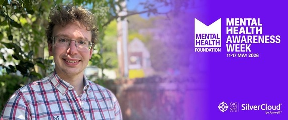 Text Reads: Mental Health Awareness Week 11-17 May 2026. Image of George Ryley