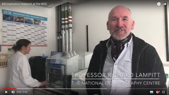 Video about microplastics research at the NOC