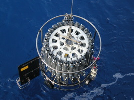 One of the CTD instruments used to collect data as part of this project.
