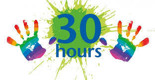 30 hours, multi coloured hands