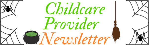 Childcare Provider Newsletter Header - Halloween Style