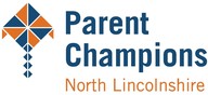 Blue and Orange Parent Champions North Lincolnshire Logo