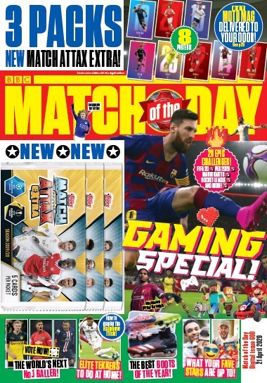 Front cover of a Match of The Day Magazine