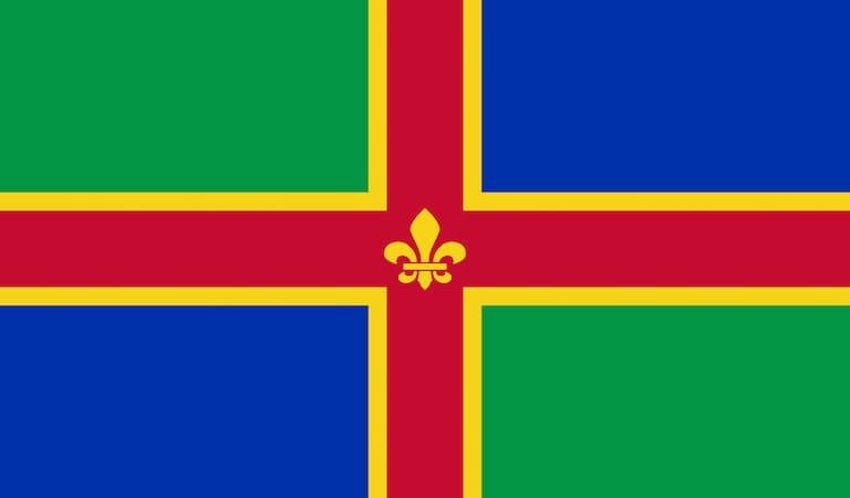 Photo of Lincolnshire flag