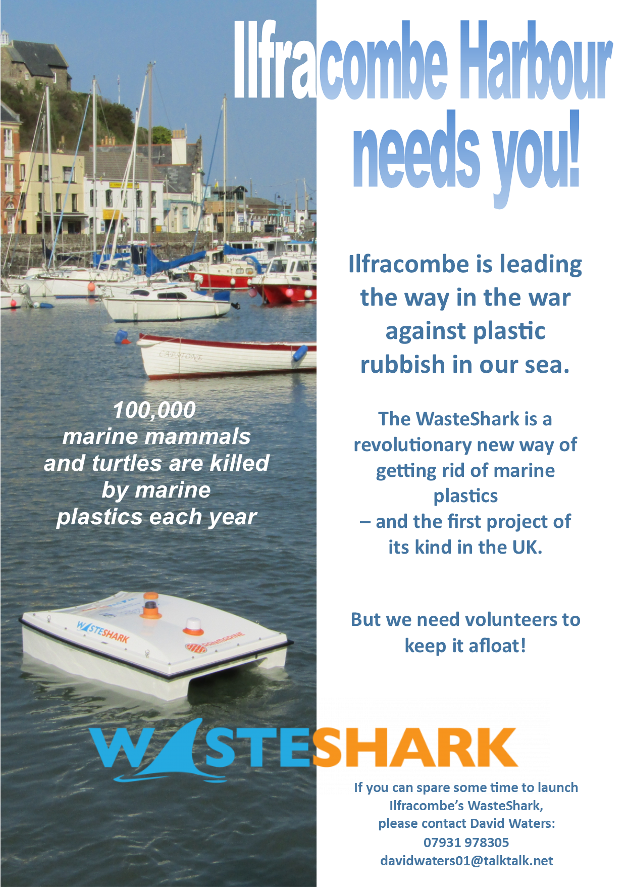 Waste shark volunteers