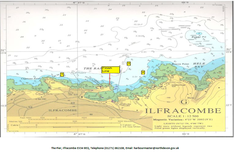 Ilfracombe harbour map