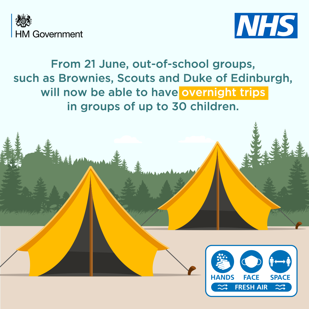 New rules for out of school groups