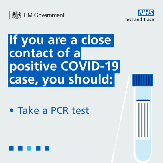 If you are a close contact you should take a PCR test