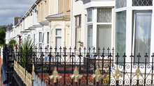 Street of terraced houses
