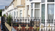 Street of terraced houses
